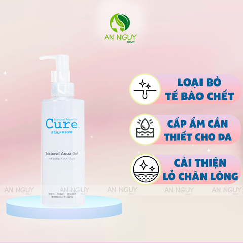 Gel Tẩy Tế Bào Chết Cure Natural Aqua Gel Cho Mặt Và Toàn Thân Nhật Bản 250gr