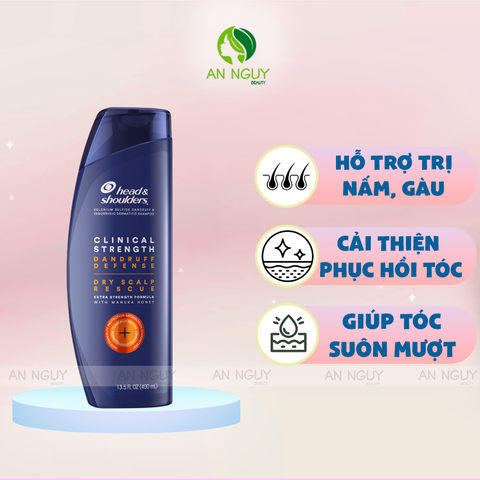 Dầu Gội Trị Gàu Head & Shoulders Clinical Strength Shampoo 400ml