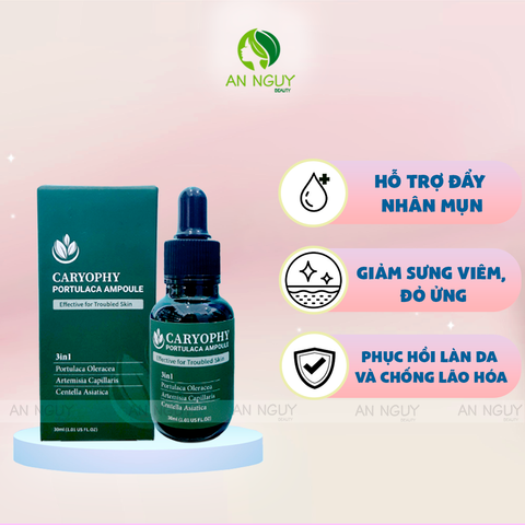 Tinh Chất Caryophy Portulaca Ampoule Trị Mụn Và Giảm Thâm