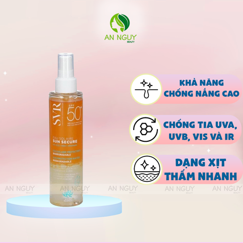 Xịt Chống Nắng Dầu Nước SVR Eau Solaire Sun Secure Sun Protect Water 200ml