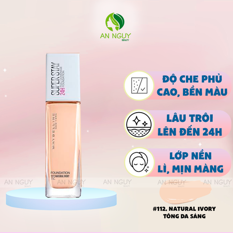 Kem Nền Lâu Trôi Maybelline Superstay Long Lasting Full Coverage Foundation 30ml