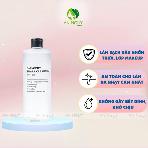 Nước Tẩy Trang Caryophy Smart Cleansing Water Cho Da Dầu Mụn, Nhạy Cảm