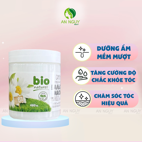 Kem Ủ Xả Bio Naturell Giúp Tóc Chắc Khỏe Chiết Xuất Hoa Cúc La Mã 480ml