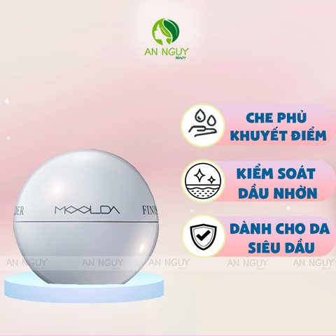 Phấn Phủ Dạng Bột Moolda Finish Powder Màu Hồng 10gr