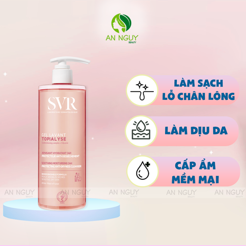 Gel Rửa Mặt SVR Topialyse Gel Lavant Dành Cho Da Khô, Nhạy Cảm 400ml