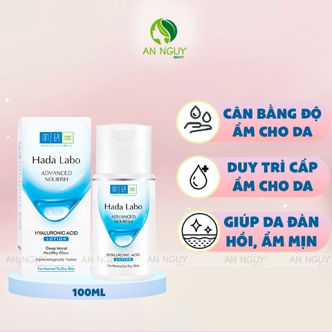 Dung Dịch Hada Labo Advanced Nourish Hyaluron Lotion Dry Skin Dưỡng Ẩm Tối Ưu Da Thường, Khô
