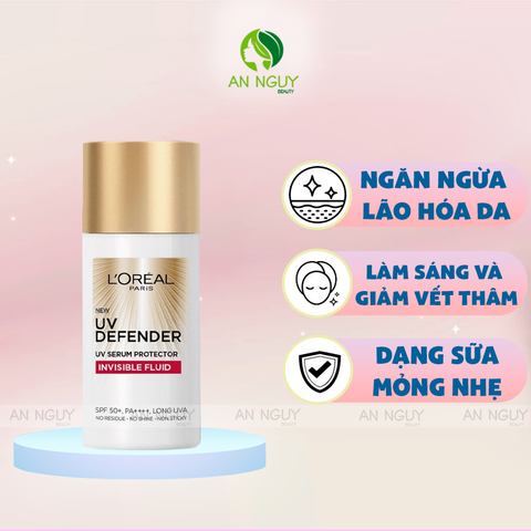 Kem Chống Nắng L'Oreal Paris UV Defender Serum Protector SPF 50+ PA ++++ 50ml