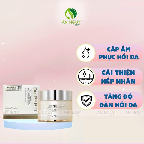 Kem Dưỡng Dr.Pepti Centella Moist Soothing Gel Cream Rau Má Cấp Ẩm Làm Dịu Da 70ml