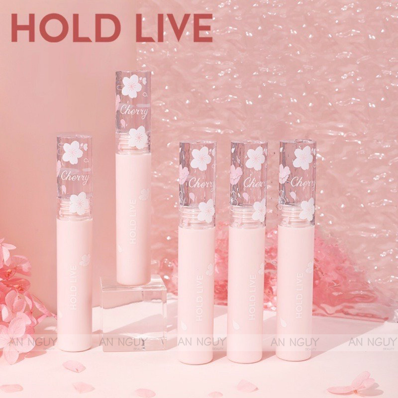 Son Kem Lì Hold Live Flower Sakura Velvet Matte Lip Glaze 3gr