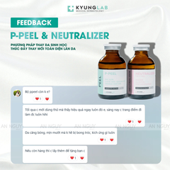 Combo Peel Da Kyung Lab P - Peel + Neutralizer Giúp Thay Da Sinh Học 30ml x 2