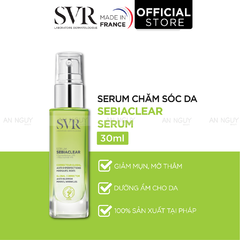 [Mua 1 Tặng 1] Tinh Chất SVR Sebiaclear Serum 30ml + Gel Rửa Mặt SVR Sebiaclear Gel 55ml