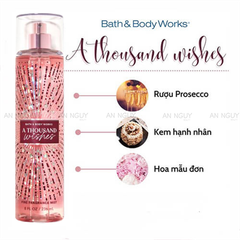 Xịt Thơm Bath & Body Works A Thousand Wishes Fine Fragrance Mist Hương Thơm Lãng Mạn 236ml