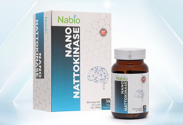 Nano Nattokinase Viên uống tan cục máu đông Phòng ngừa đột quỵ