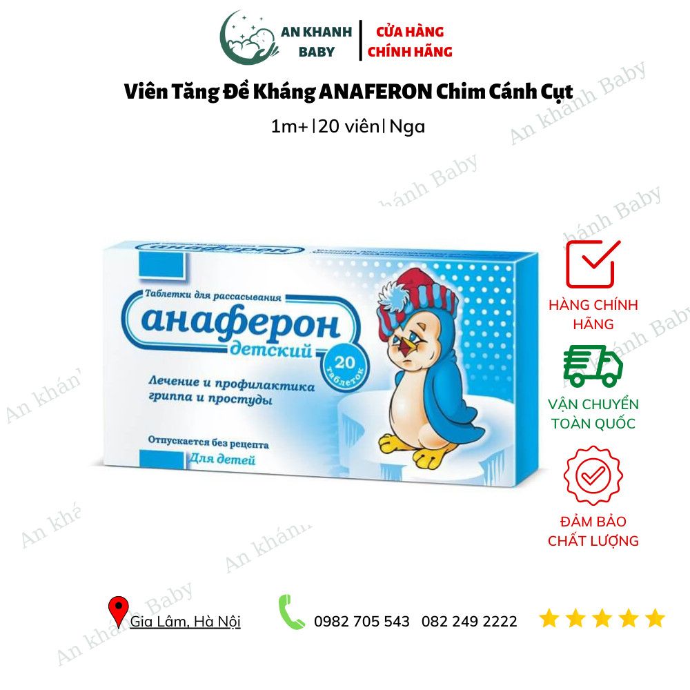Viên Uống Anaferon Chính Hãng Của Nga Hộp 20 Viên Cho Bé