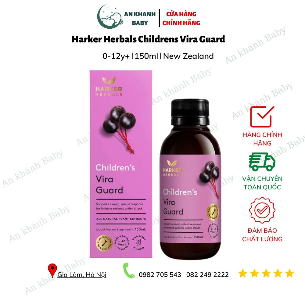 Siro tăng đề kháng Children's Vira Guard Harker - 150ml