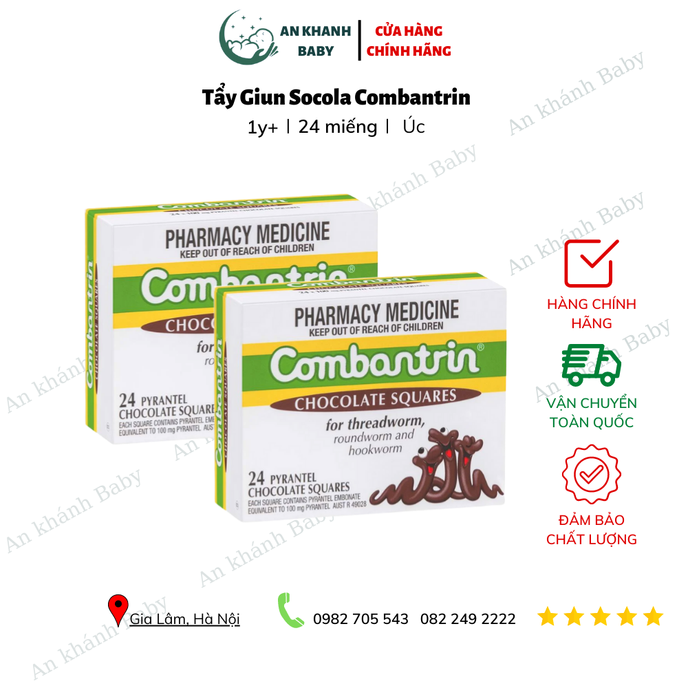 Thuốc tẩy giun - Combantrin