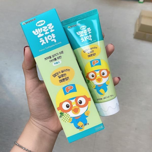Kem đánh răng Pororo Hàn Quốc cho bé 75g (đủ màu)