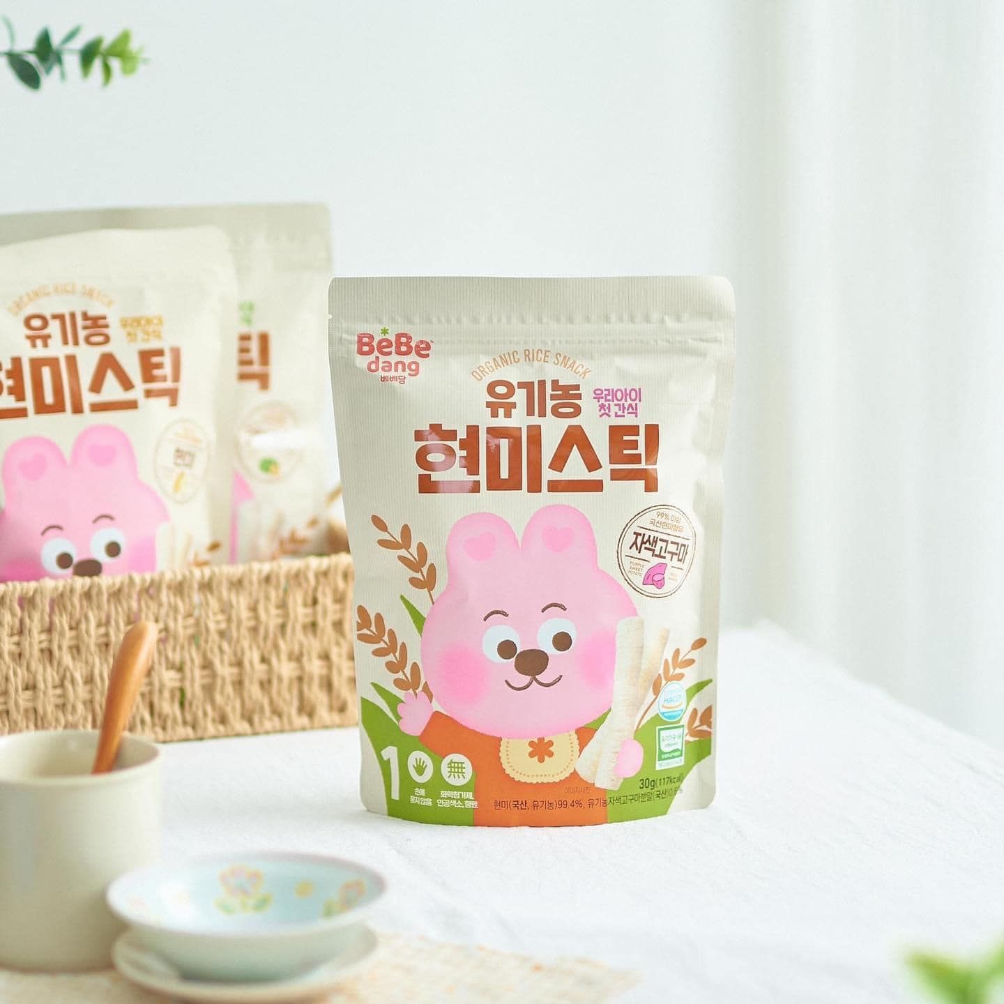 Bánh que BEBEDANG thỏ dài 13cm