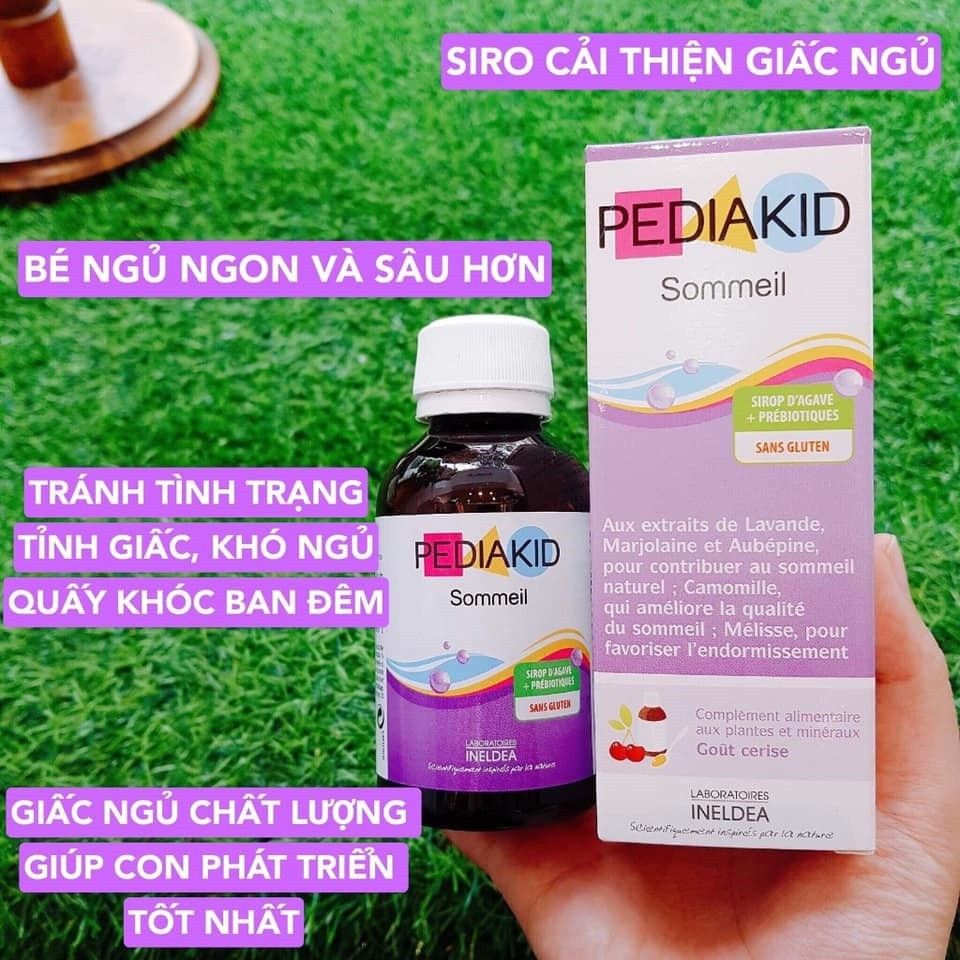Siro PediaKid ngủ ngon cho bé từ 6 tháng tuổi trở lên - 125ml