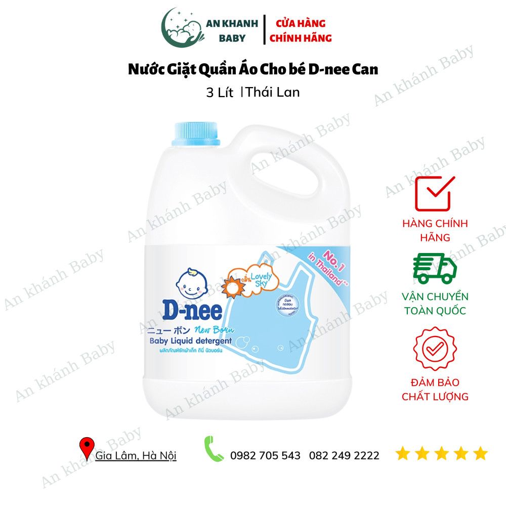 Nước giặt xả vải Dnee 3 lít (đủ màu)