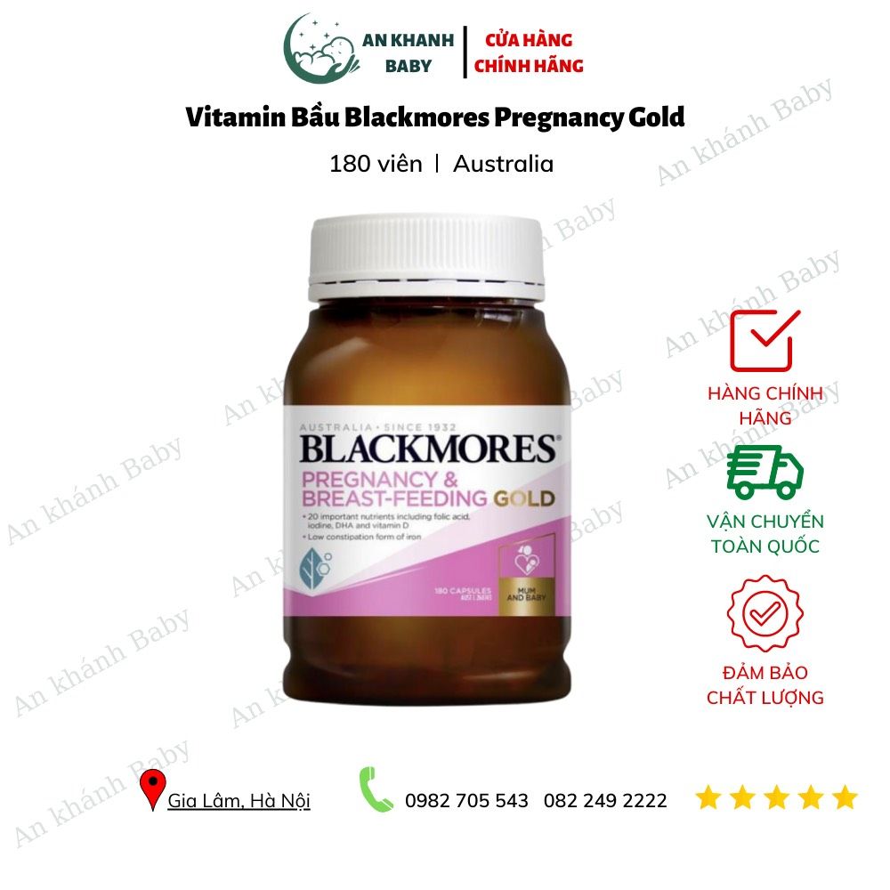 Vitamin Bầu Blackmores Pregnancy Gold 180 viên