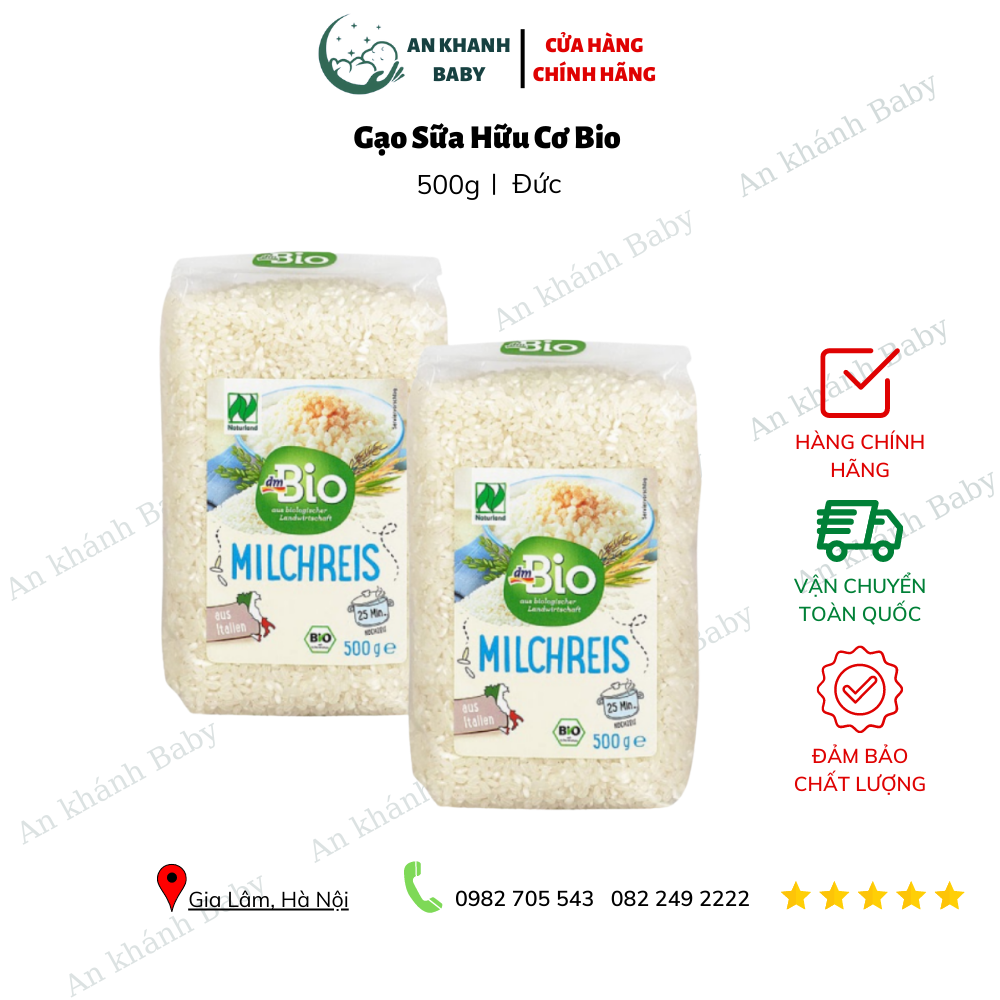 Gạo sữa hữu cơ Dm Bio Đức 500g (Từ 6 tháng tuổi)