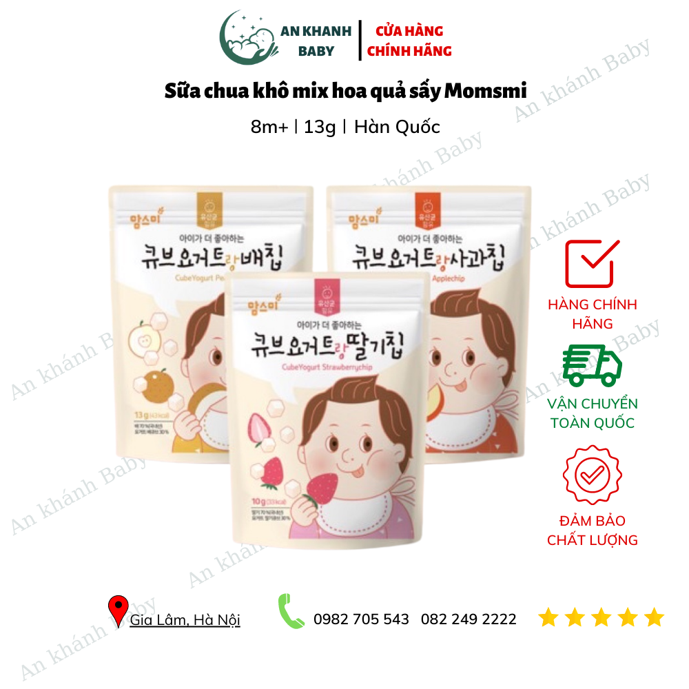 Sữa chua khô mix hoa quả sấy Momsmi