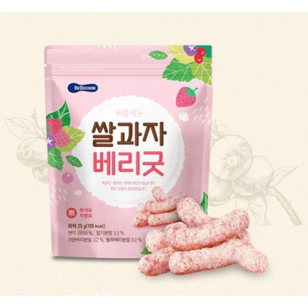 Bánh hình que Bebecook 25g