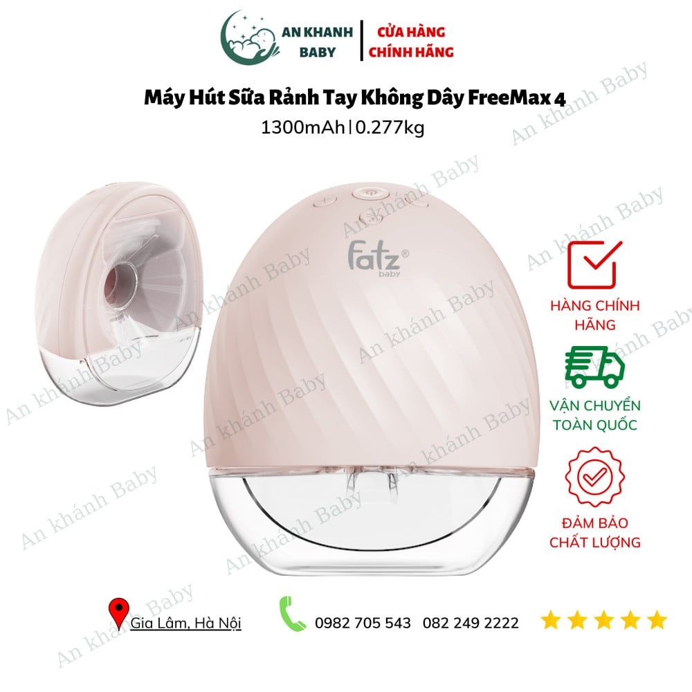 Máy hút sữa điện rảnh tay và không dây Freemax 4 Fatzbaby FB1276RH