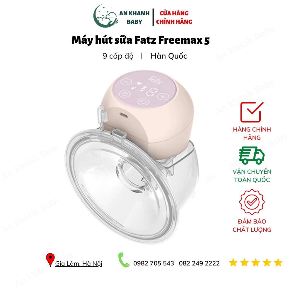 Máy hút sữa điện rảnh tay và không dây Fatz Freemax 5