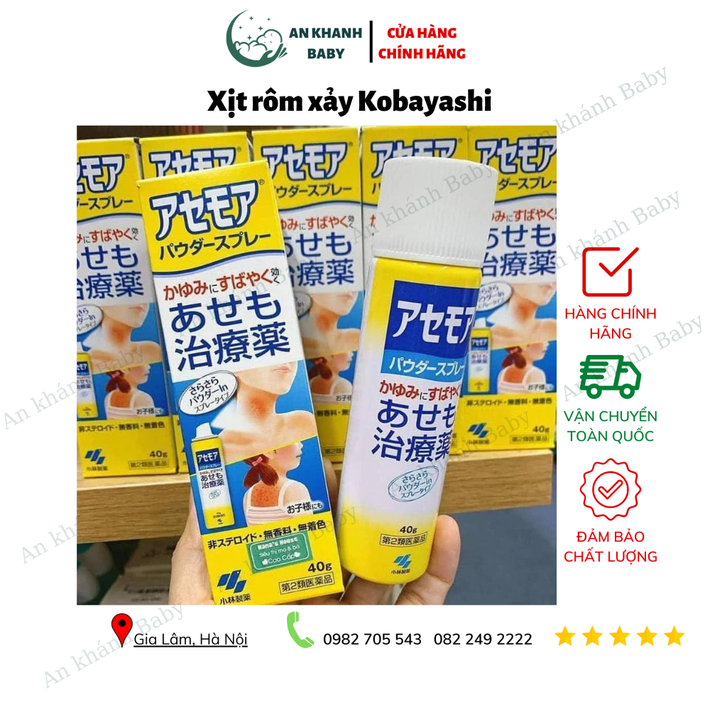 Xịt rôm xảy Kobayashi