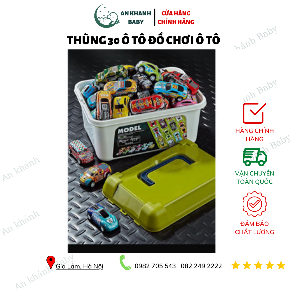 THÙNG 30 Ô TÔ ĐỒ CHƠI Ô TÔ