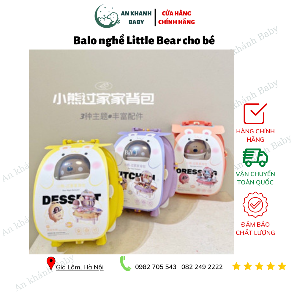 Balo nghề Little Bear cho bé