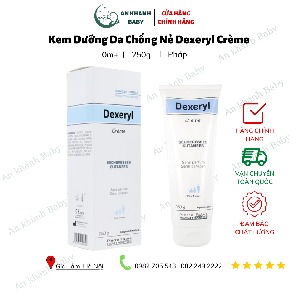 Kem Dưỡng Da Chống Nẻ Pháp Dexeryl Crème 250g