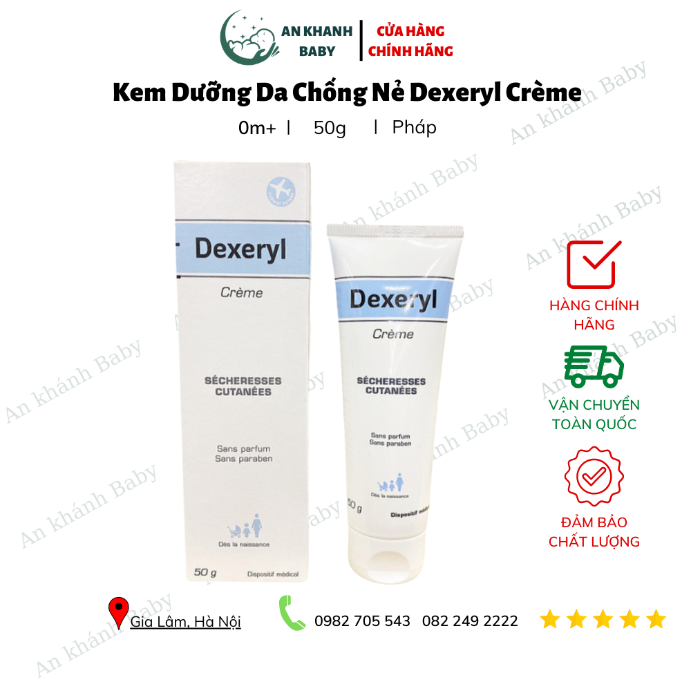 Kem Dưỡng Da, Trị Nẻ Chàm Dexeryl Crème 50g