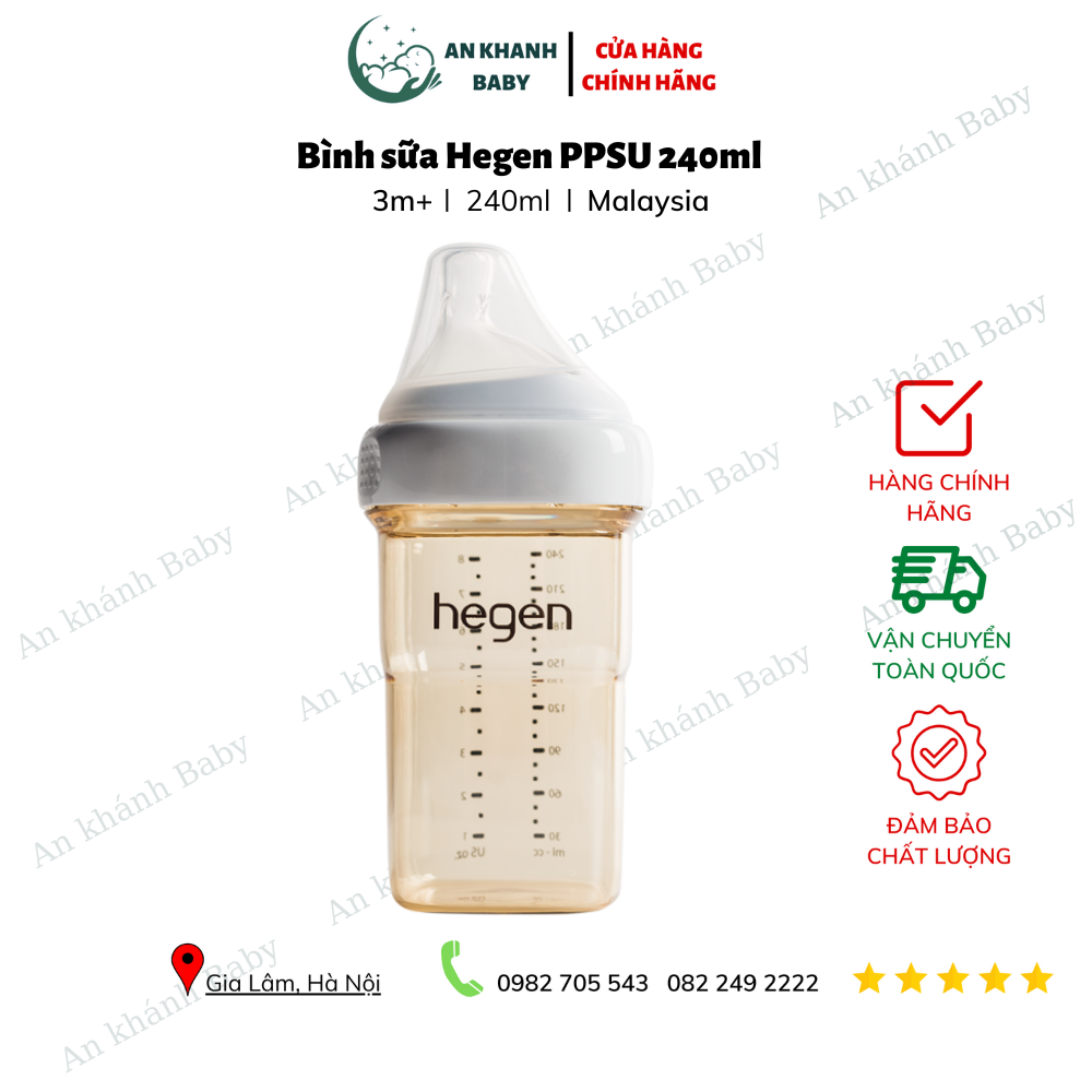 Bình sữa Hegen PPSU 240ml