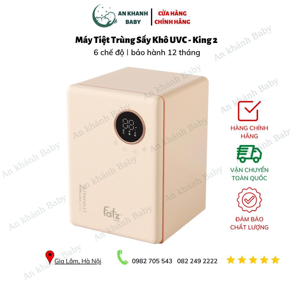 Máy tiệt trùng sấy khô UVC - LED Fatzbaby King 2 FB4799BT 19L