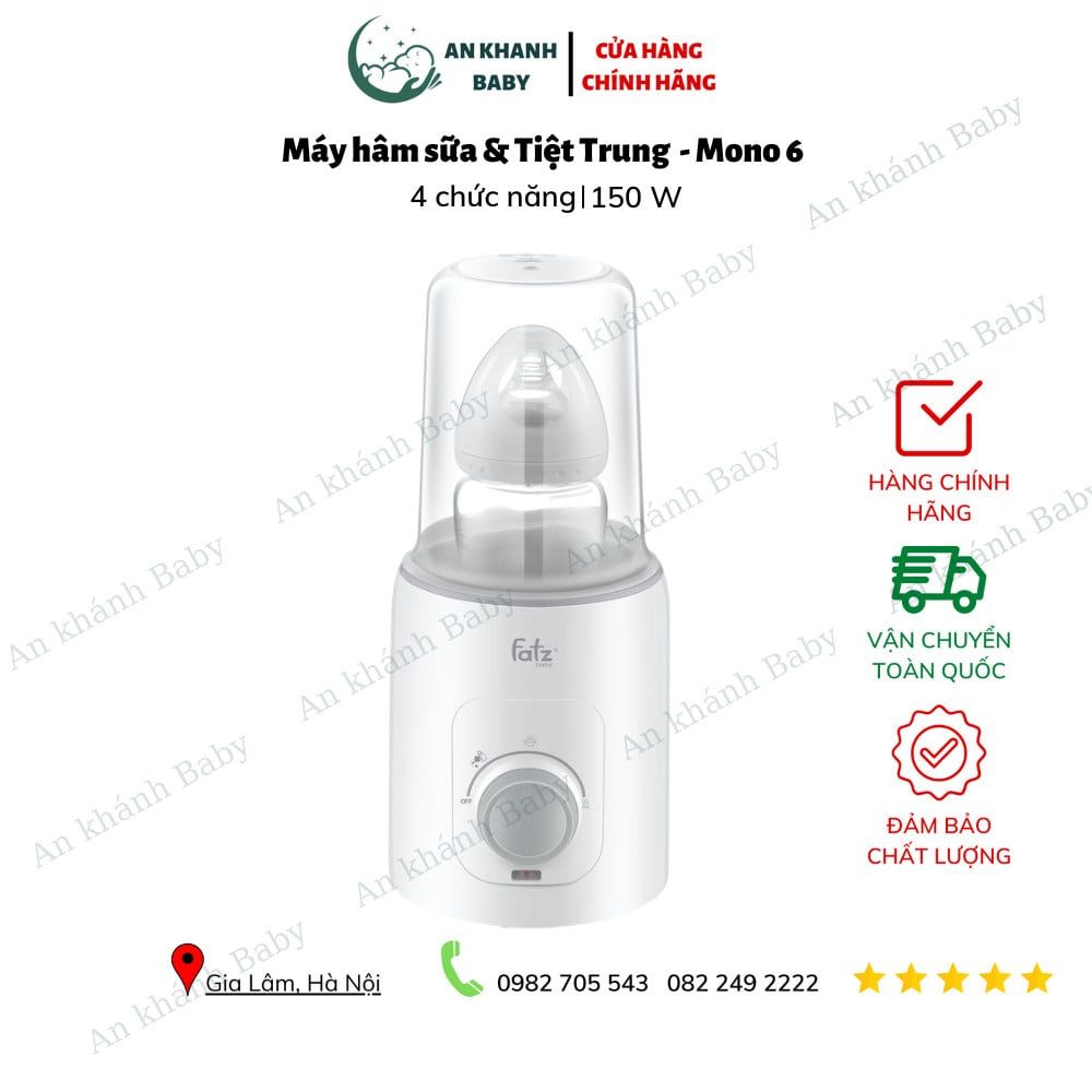 Máy hâm sữa & tiệt trùng- Mono 6 - Fatz FB3001TN