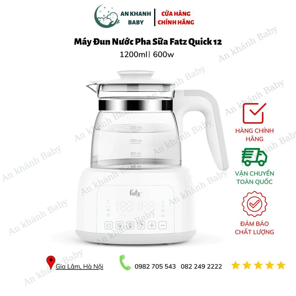 Máy đun và hâm nước pha sữa điện tử Quick 12 Fatz