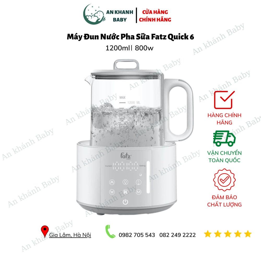 Máy đun và hâm nước pha sữa điện tử Quick 6