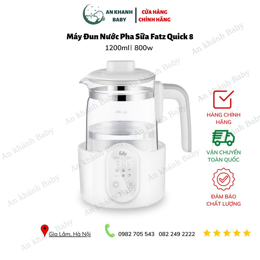 Máy đun và hâm nước pha sữa điện tử QUICK 8 Fatz - FB3525TN
