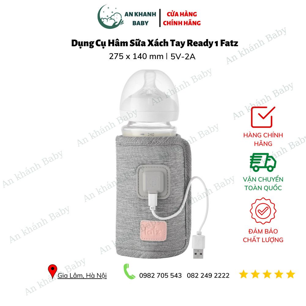 Dụng cụ hâm sữa xách tay Fatzbaby FB3101TN - READY 1 (Không kèm Adaptor)