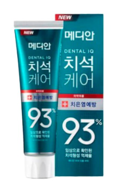 Kem Đánh Răng Giúp Trắng Răng, Giảm Ố, Loại Bỏ Mùi Hôi Median Dental IQ 93% Toothpaste 120g (4 màu)