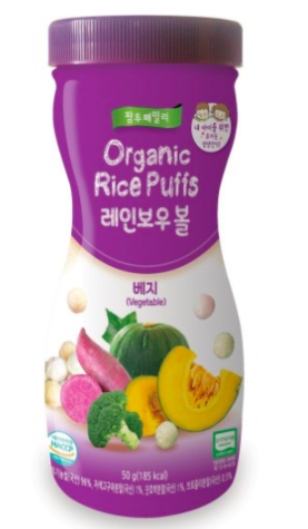 Bánh hữu cơ Farm to Baby Hàn - hộp 50g