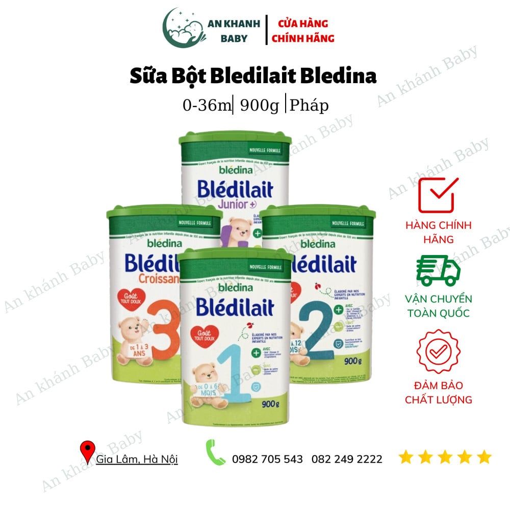Sữa bột Bledilait lon to 900g - số 1 mẫu mới