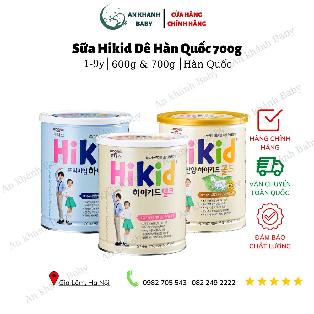 Hikid dê nhập khẩu có tem phụ