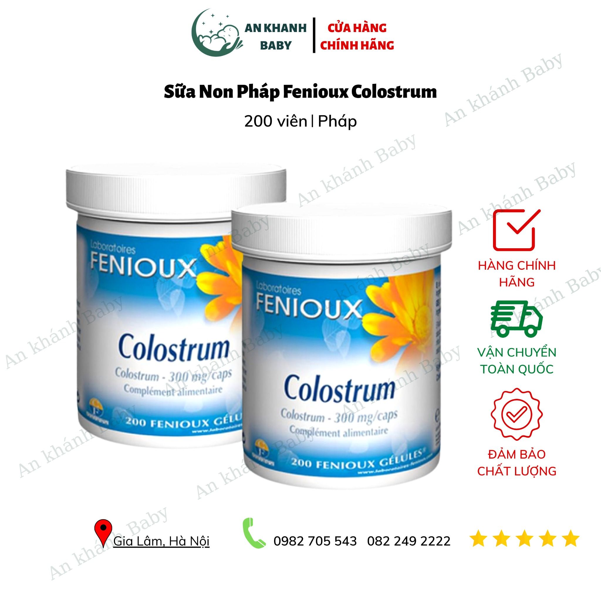 Sữa non pháp FENIOUX COLOSTRUM tăng sức đề kháng