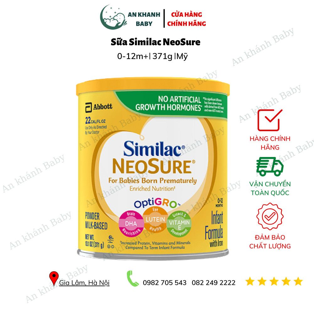 Sữa Similac NeoSure 371g của Mỹ