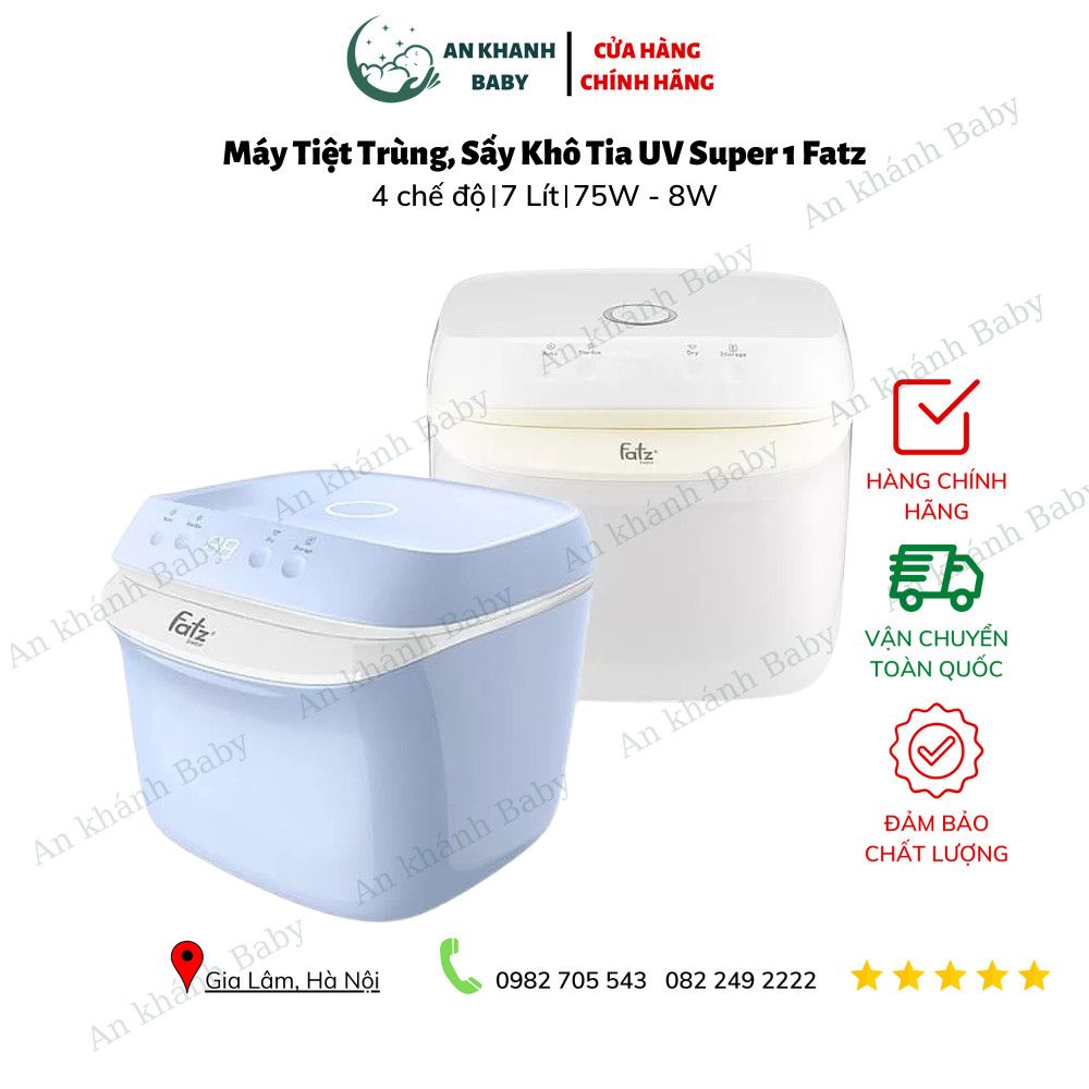 Máy tiệt trùng sấy khô bằng tia UV Super 1 Fatz FB4700MX - màu xanh
