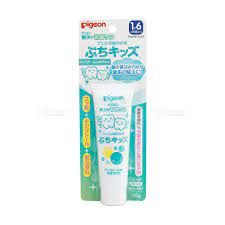 Kem đánh răng Pigeon 50g cho bé 1-6 tuổi (3 vị)